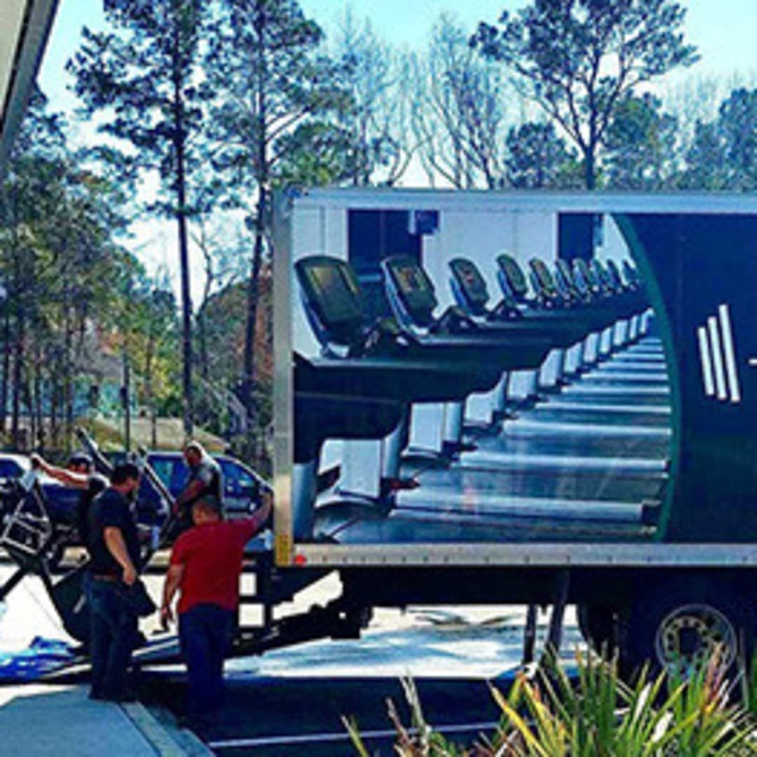 CFE Truck delivering equipment to project site